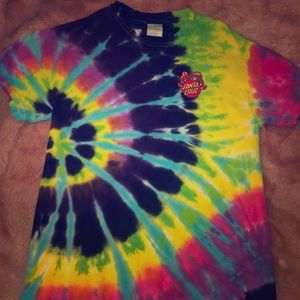 Santa Cruz tie dye t-shirt